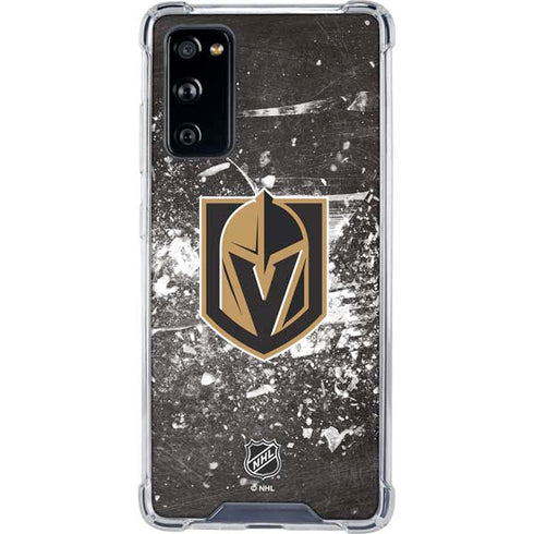 NHL Vegas Golden Knights Frozen Galaxy S20 FE Clear Case